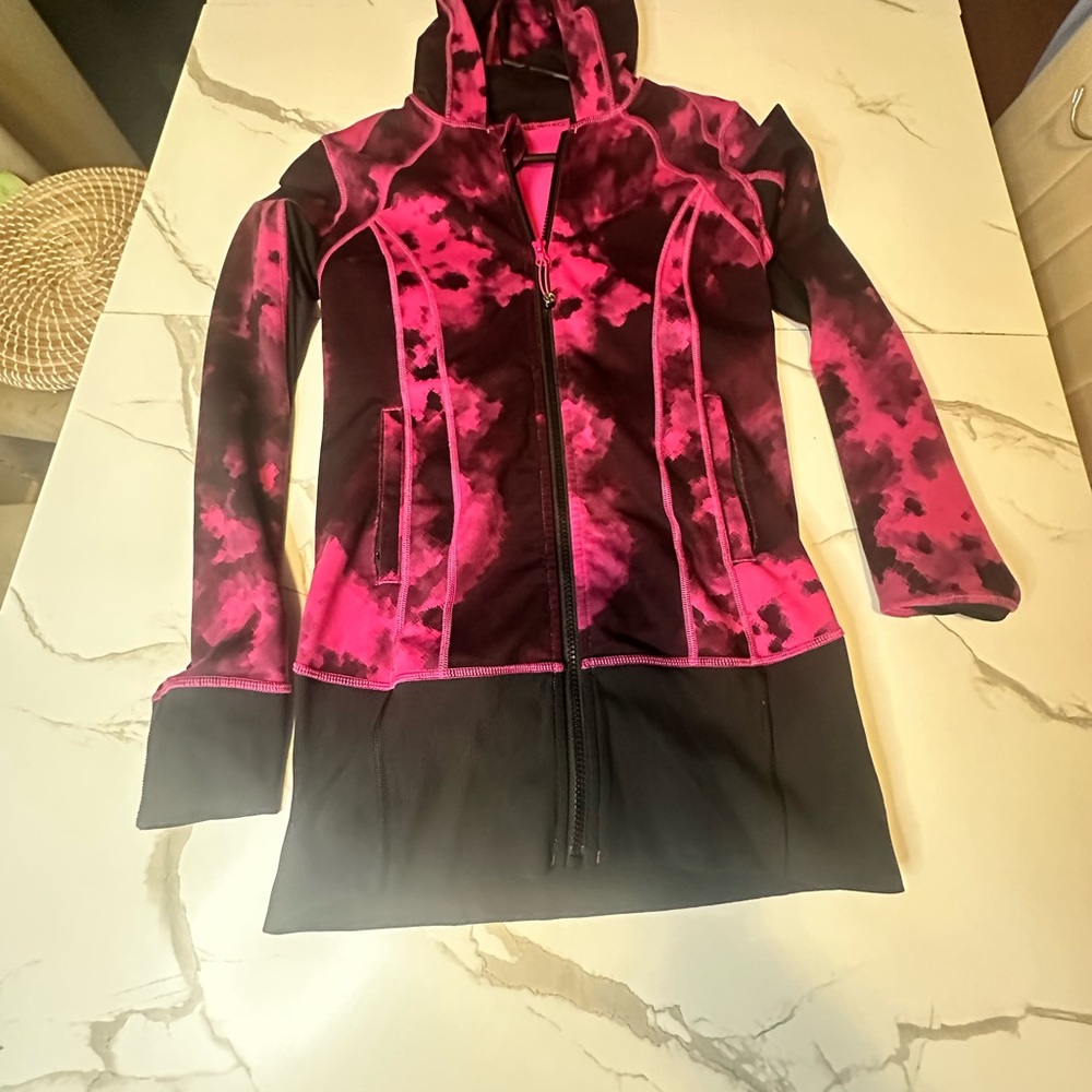 lululemon athletica Vibrant Pink and Black Jacket